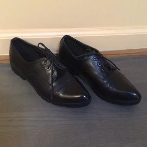 Black oxfords
